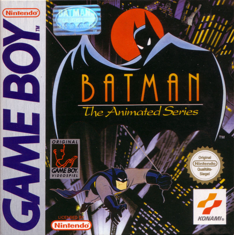 Batman: The Animated Series box art for GameBoy